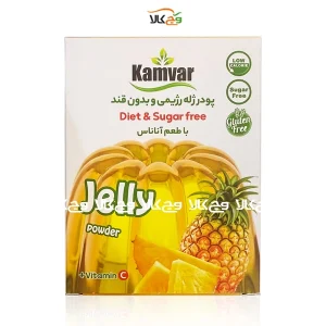 پودر ژله آناناس دیابتی بدون شکر کامور - 36 گرمی