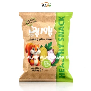 اسنک غلات و حبوبات پیاز و جعفری پاور پف