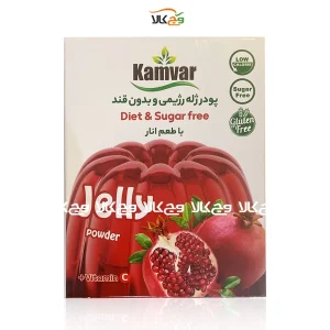 پودر ژله انار دیابتی بدون شکر کامور - 36 گرمی