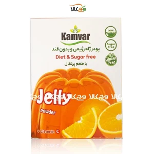 پودر ژله پرتقال دیابتی بدون شکر کامور - 36 گرمی
