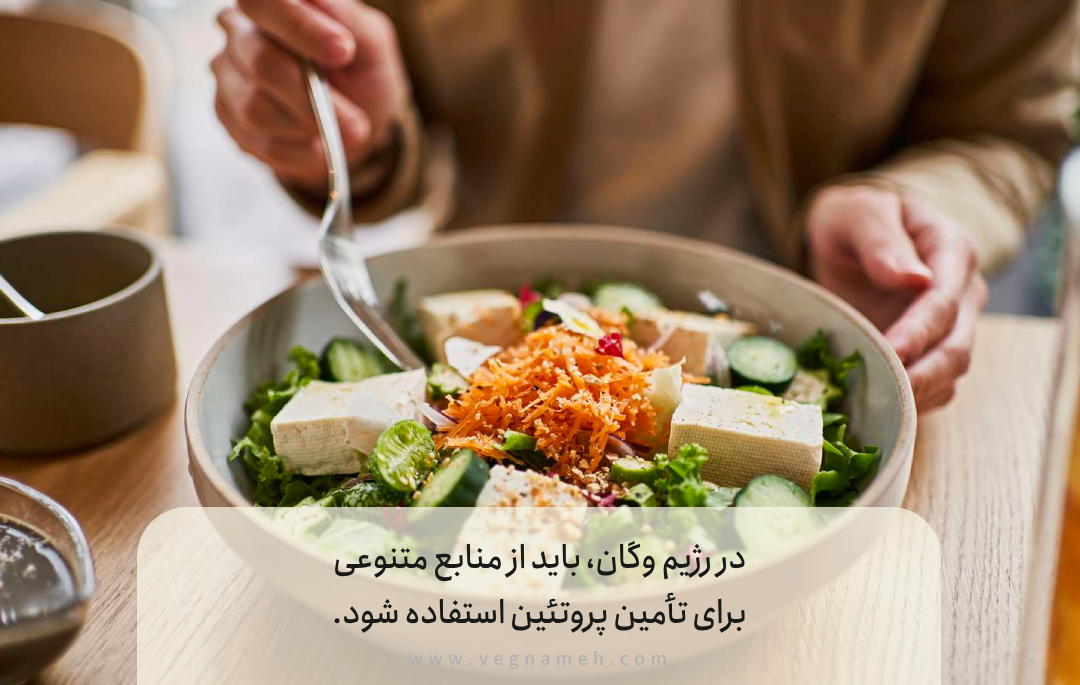 منابع پروتئین وگان
