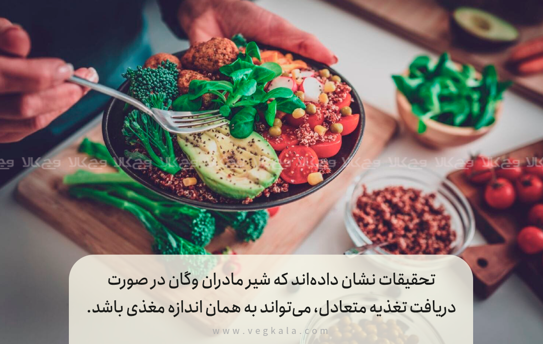 ۲. رژیم وگان در دوران شیردهی: تغذیه دو جانبه