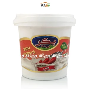 ماست سویا چیلی فاقد گلوتن گیاهی وگن بکر