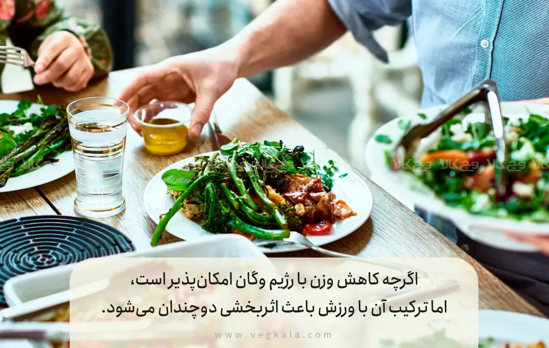 فصل هشتم: مکمل ورزش برای لاغری در رژیم وگان