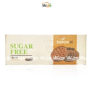 بیسکوییت کرمدار کاکائویی بدون شکر - بیلو - 450 گرم