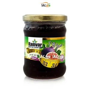 مربا انجیر بدون شکر و دیابتی کامور - 280 گرمی