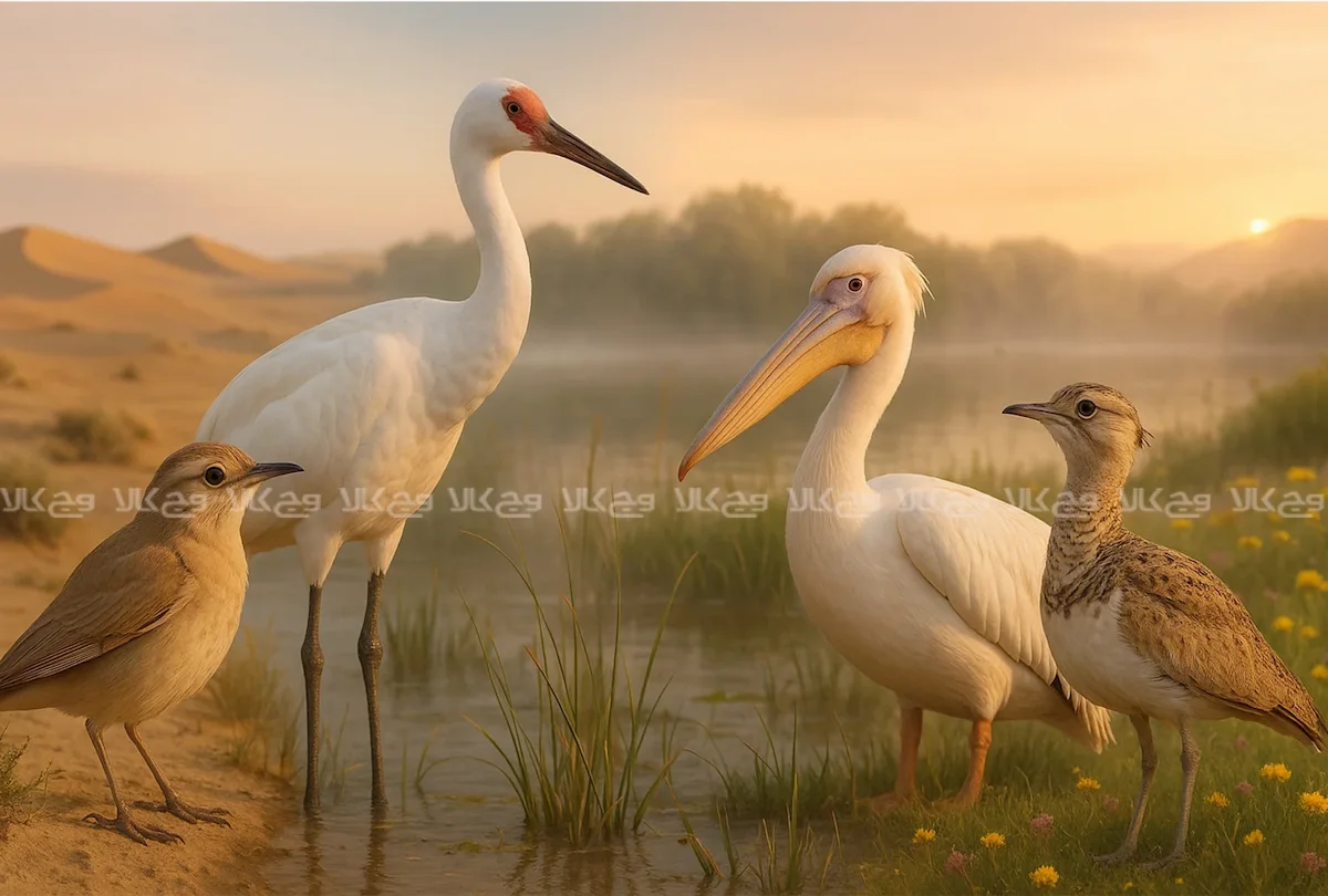 پرندگان کمیاب ایران و بهترین مناطق پرنده نگری