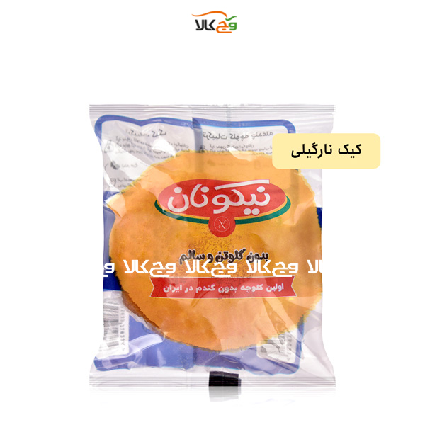 کیک نارگیلی بدون گلوتن نیکونان – ۶۰ گرمی