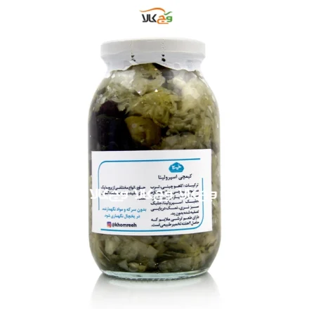 کیمچی اسپیرولینا تخمیری پروبیوتیک خمره - 550 گرم