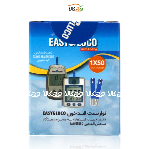 نوار تست قند خون پنجاه عددی – ایزی گلوکو