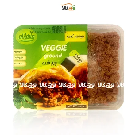 پروتئین گیاهی چرخ شده وگان ماهانام - 400 گرمی