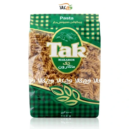 پاستا پیکولی سبوس دار دیابتی تک ماکارون - 500 گرم