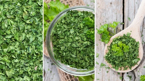 تفاوت سبزیجات خشک و تازه