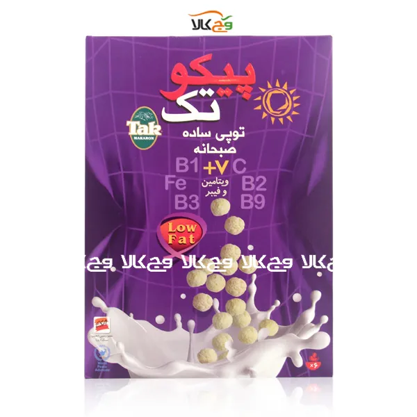 توپی ساده صبحانه کم چرب تک ماکارون - 200 گرمی توپی ساده صبحانه کم چرب تک ماکارون - 200 گرمی