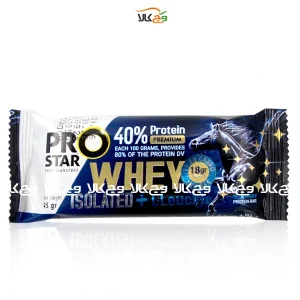 پروتئین بار وی ایزوله در طعم بلوبری پرواستار - 45 گرمی