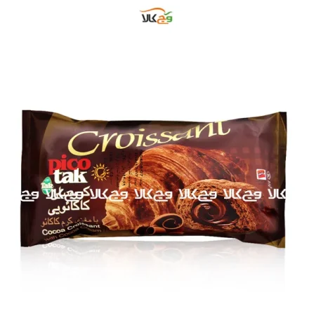 کروسان کاکائویی با مغز کرم کاکائو پیکو تک - 60 گرمی