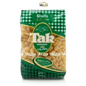 ماکارونی شلز با آرد سمولینا تک ماکارون - 500 گرمی