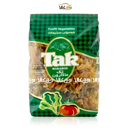 ماکارونی فوسیلی سبزیجات تک ماکارون - 500 گرمی