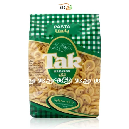 پاستا دیسکی با آرد سمولینا تک ماکارون - 500 گرمی
