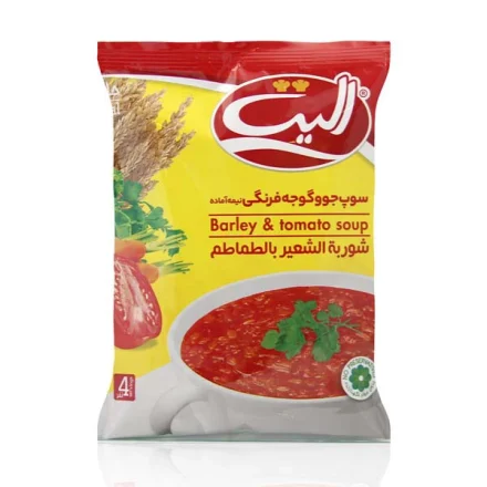 سوپ جو گوجه فرنگی الیت - 65 گرمی