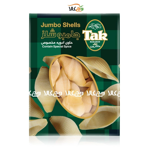 جامبو شلز تک ماکارون - 500 گرمی جامبو شلز تک ماکارون - 500 گرمی