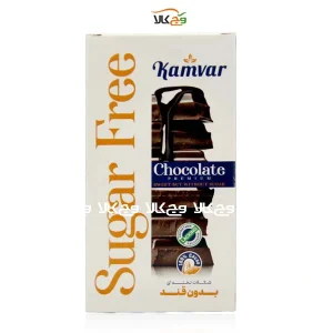 شکلات تخته ای بدون قند کامور - پک 6 عددی