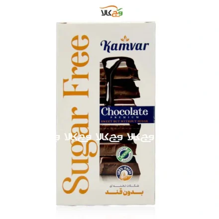 شکلات تخته ای بدون قند کامور - پک 6 عددی