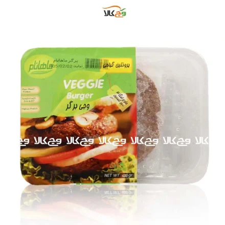 وجی برگر وگان ماهانام - 400 گرم