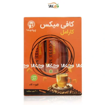 کافی میکس کارامل ساشه‌ای بدون شکر غیر لبنی پپتینا - 10عددی